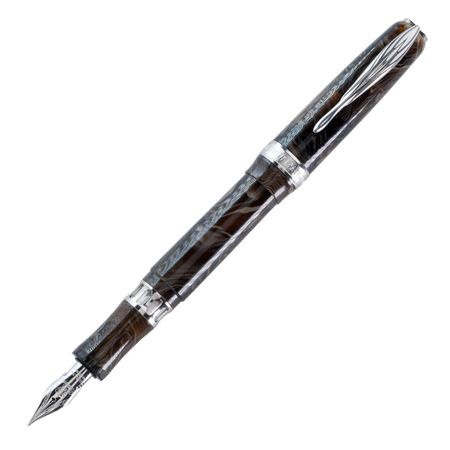 Pineider La Grand Belleza Ancient Materials Fountain Pen Carrara Brown  Broad